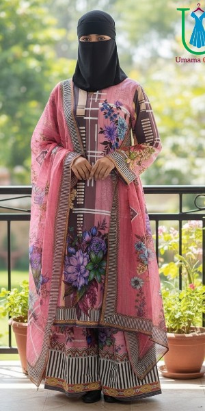 ৩ পিস সেট (প্রিমিয়াম কোয়ালিটি দুবাই সফট সিল্ক)